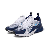 Nike Air Max 270: Conforto e Estilo - Branco e Azul Royal - Masculino - Asah Store